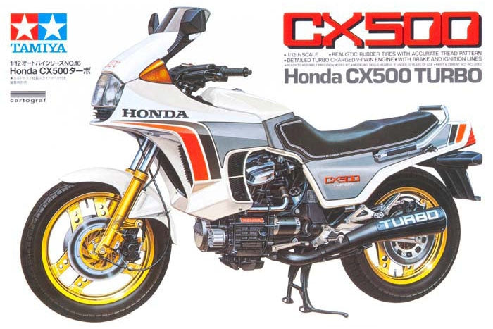 Tamiya 14016 1:12 Honda CX500 Turbo Plastic Model Kit