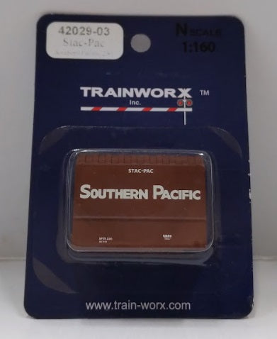 Trainworx Inc 42029-03 N Scale Southern Pacific 20'''' Stack-Pac # 3