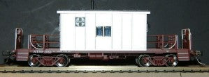 Bluford Shops 34180 HO Santa Fe Transfer Short Roof Caboose #1001