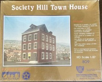 IHC 809 HO Scale Society Hill Town House Building Kit