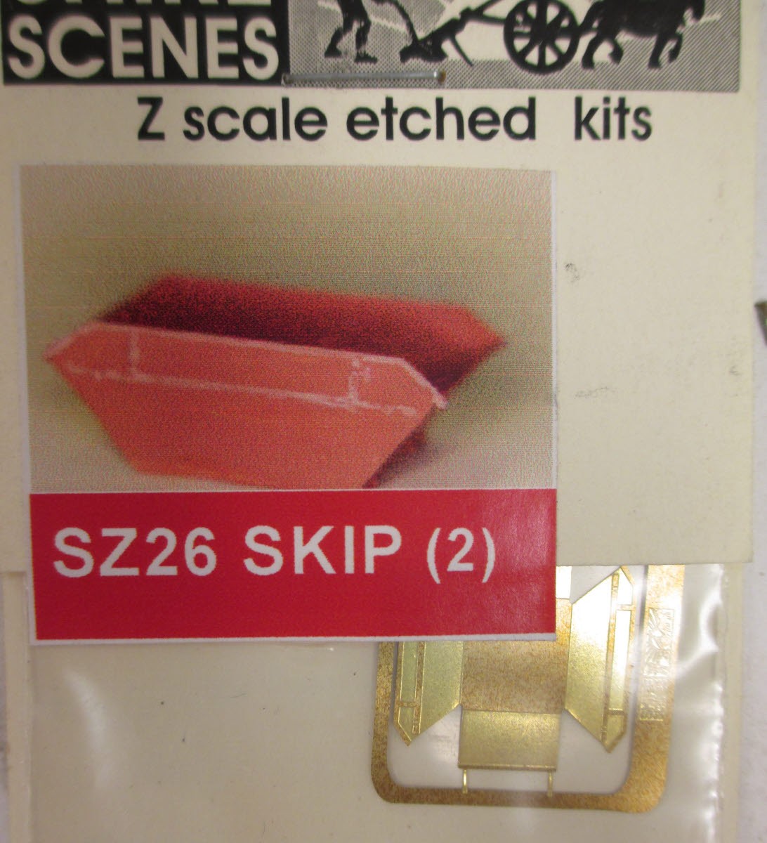 Shire Scenes SZ26 Z Scale Brass Skip Kit (2)