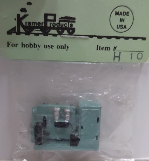 Kramer H-10 HO Scale Power Unit Shed Assoted Colors Detailed Cast Metal