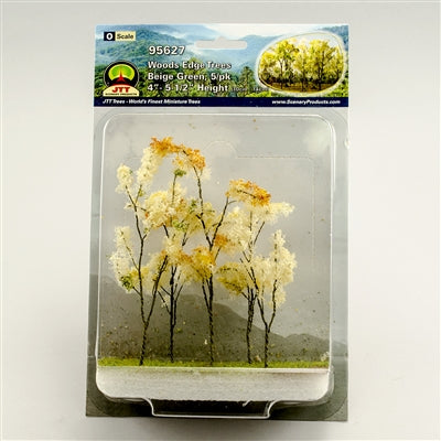 JTT Scenery Products 95627 O 4"-5.5" Woods Edge Beige Green Trees (Pack of 5)