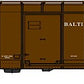 Fox Valley Models 90340 N Baltimore & Ohio Wagontop Orig - Flat Door #380275