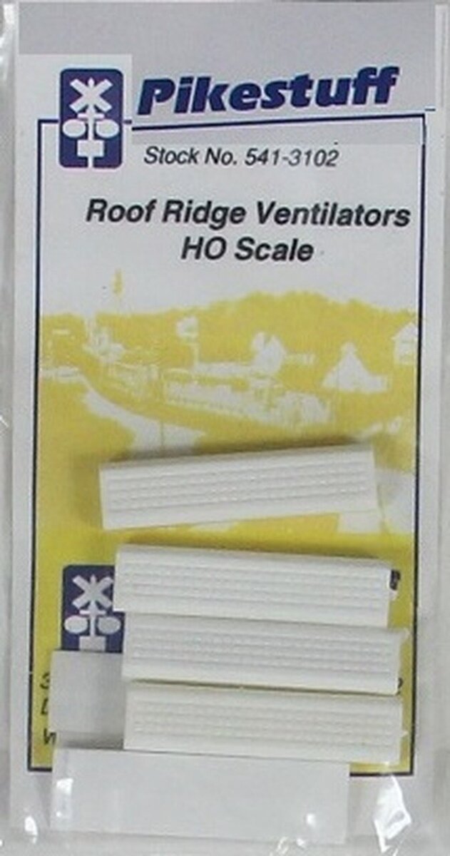 Pikestuff 541-3102 HO Roof Ridge Ventilators