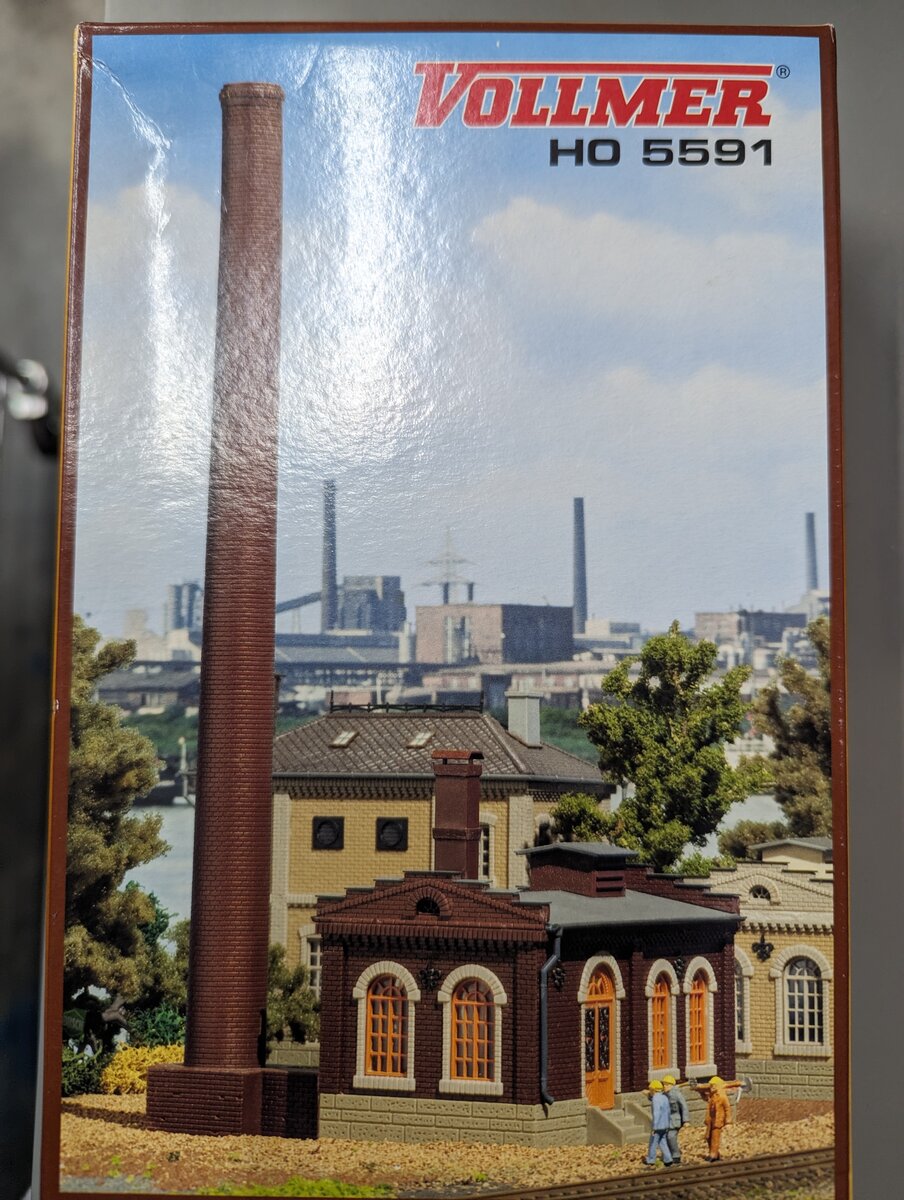 Vollmer 45591 HO Heating Plant Building Kit