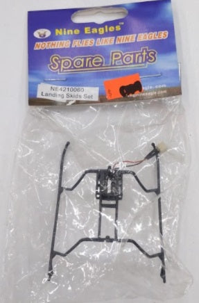 NINE EAGLES PRODUCT SUPPORT NE4210060 NE4210060 Landing Skids Black Draco CX