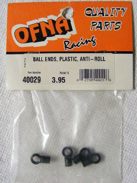 OFNA Racing Division 40029 40029 Anti-Roll Plastic Ball Ends 9.5 RTR Pro (4)