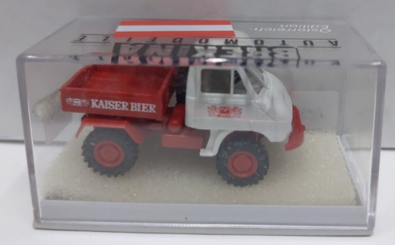 Brekina Automodelle 37710 1:87 Kaiser Bier Steyr 590 Low-Side Truck