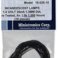 Miniatronics 1802510 1.5V 1.2mm 25mA Clear Mini Light Bulbs (Pack of 10)