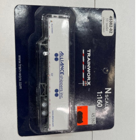 Trainworx Inc 45382-02 N Alliance Shippers Inc. 53' Reefer # 553863
