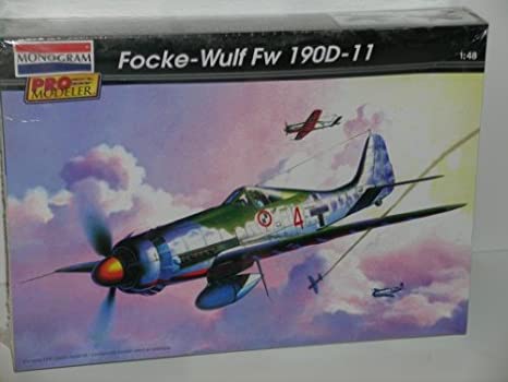 Monogram 85-5969 1:48 Focke Wulf Fw-190D-11 Military Airplane Kit