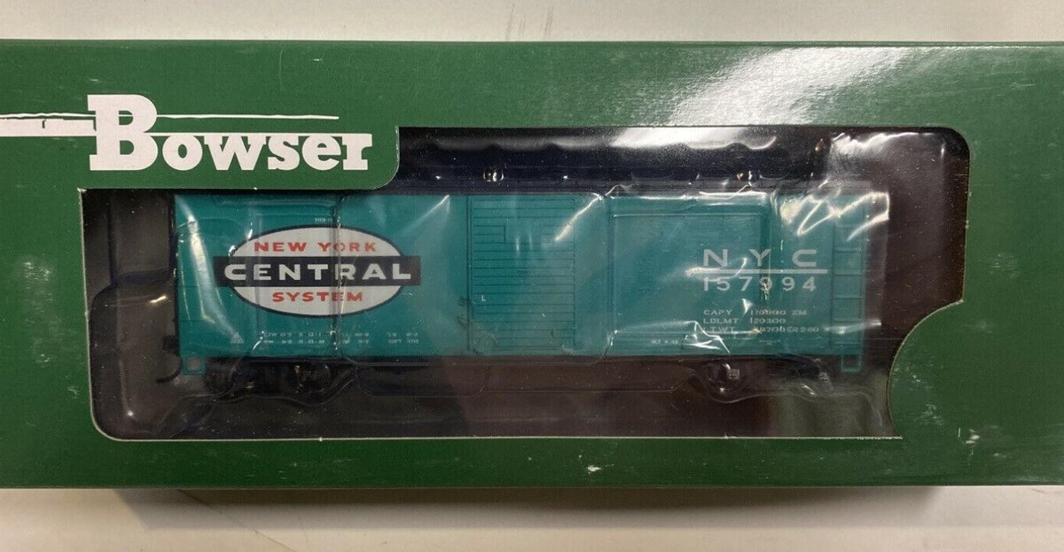 Bowser 41783 HO New York Central 40' Boxcar #157994