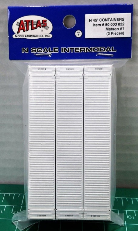 Atlas 50003832 N Matson 45' Container # 1 (Pack of 3)