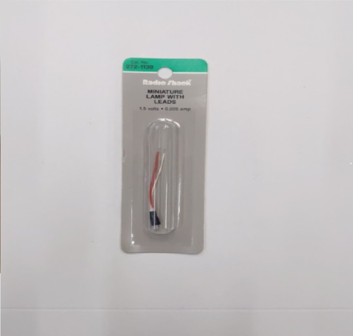 Radio Shack 272-1139 1.5 Volts 0.025 Amp Miniature Lamp With Leads