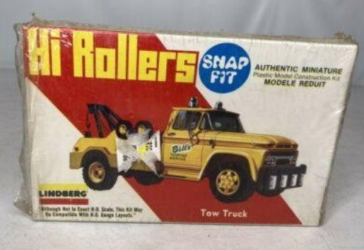 Lindberg 1026 Hi-Rollers Tow Truck Building Kit