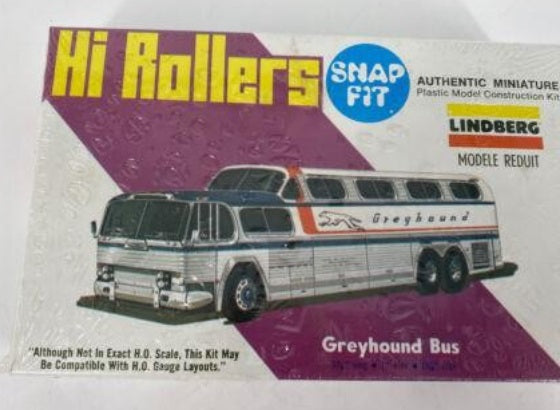 Lindberg 1029 Hi Rollers Greyhound Bus Building Kit