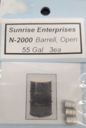 Sunrise N-2000 N Barrell Open 55 Galon (Pack of 3)