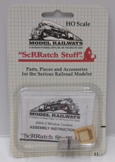 Model Railways 6004 HO 2-Window Coolers Kit