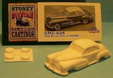 Stoney Mountain SMC-625 HO Classic Castings Buick Utility Coupe 1942 Resin Kit