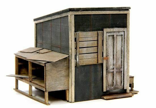 Banta Model Works 6144 O Lineside Shed
