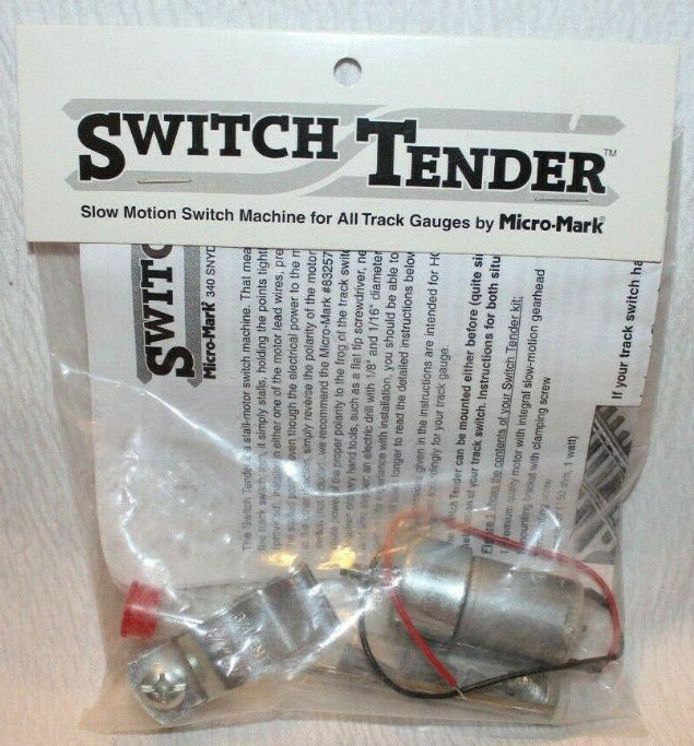 Micro-Mark 83197 Switch Tender Slow Motion Switch Machine For All Track Gauges