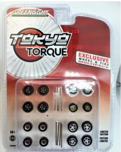Greenlight Collectibles 13163 Tokyo Torque Wheel & Tire Pack