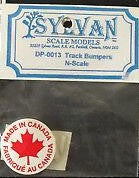 Sylvan Scale Models DP-0013 N Scale Track Bumpers