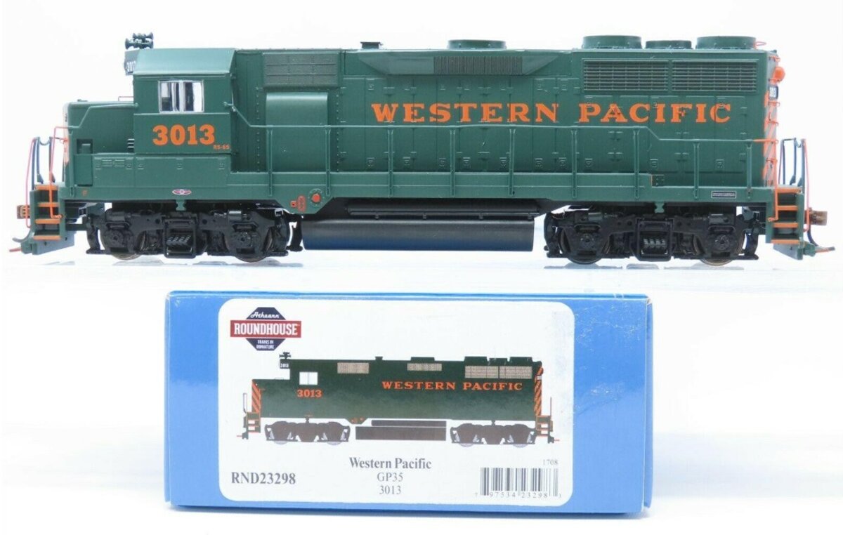 Roundhouse RND23298 HO Western Pacific GP35 Diesel Locomotive #3013