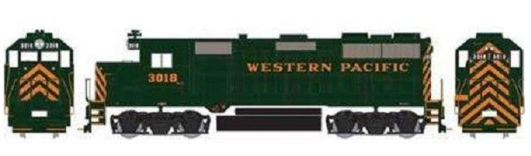 Roundhouse RND23299 HO Scale Western Pacific GP35 Diesel Locomotive #3018