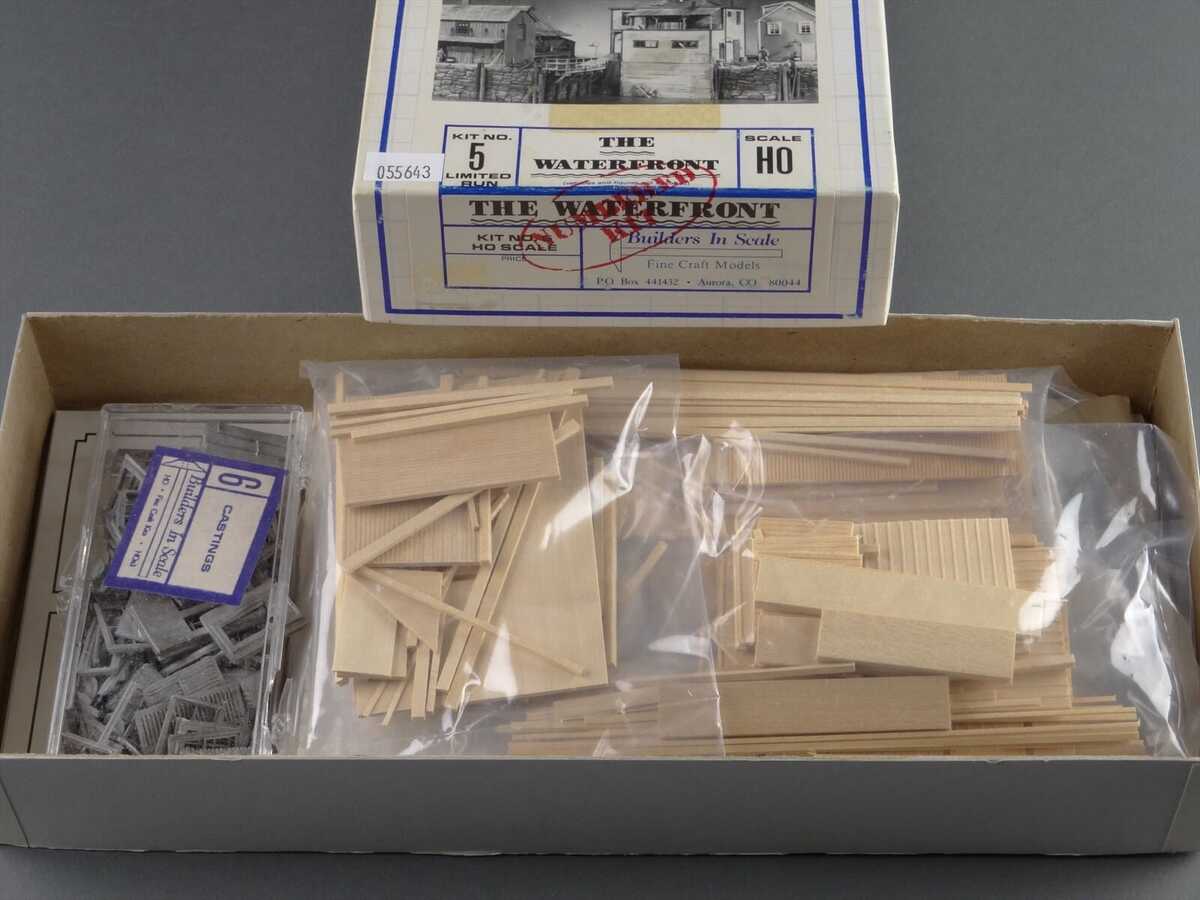 Builders-in-Scale 5 HO Scale "The Waterfront" Craftsman Kit
