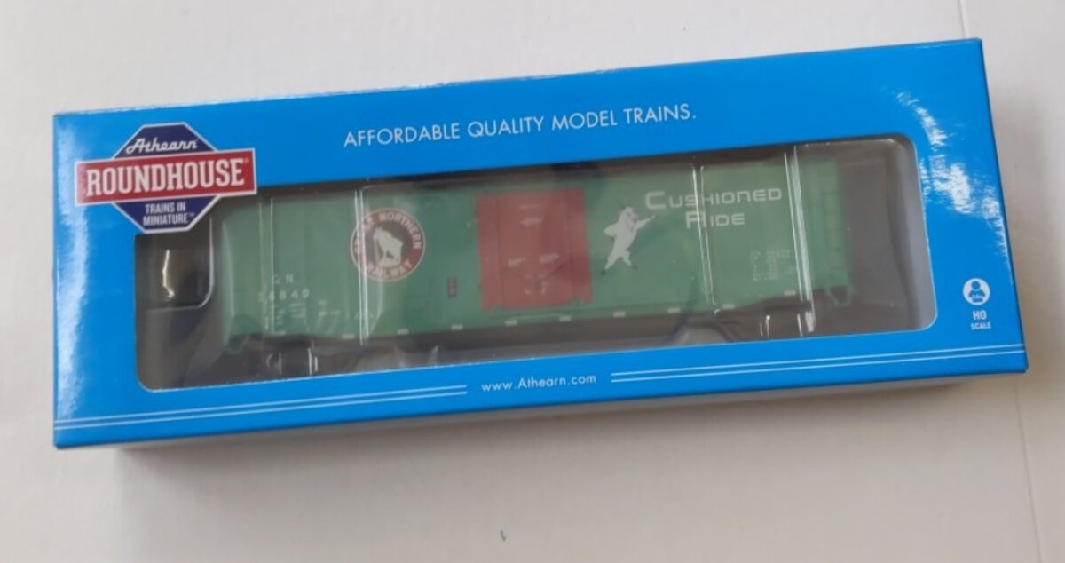 Roundhouse 15727 HO Great Northern 50' PD Smooth Side Boxcar #36849