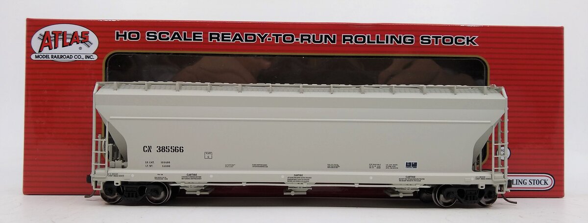 Atlas 20005525 HO Canadian National ACF 4650 Centerflow Covered Hopper #385566