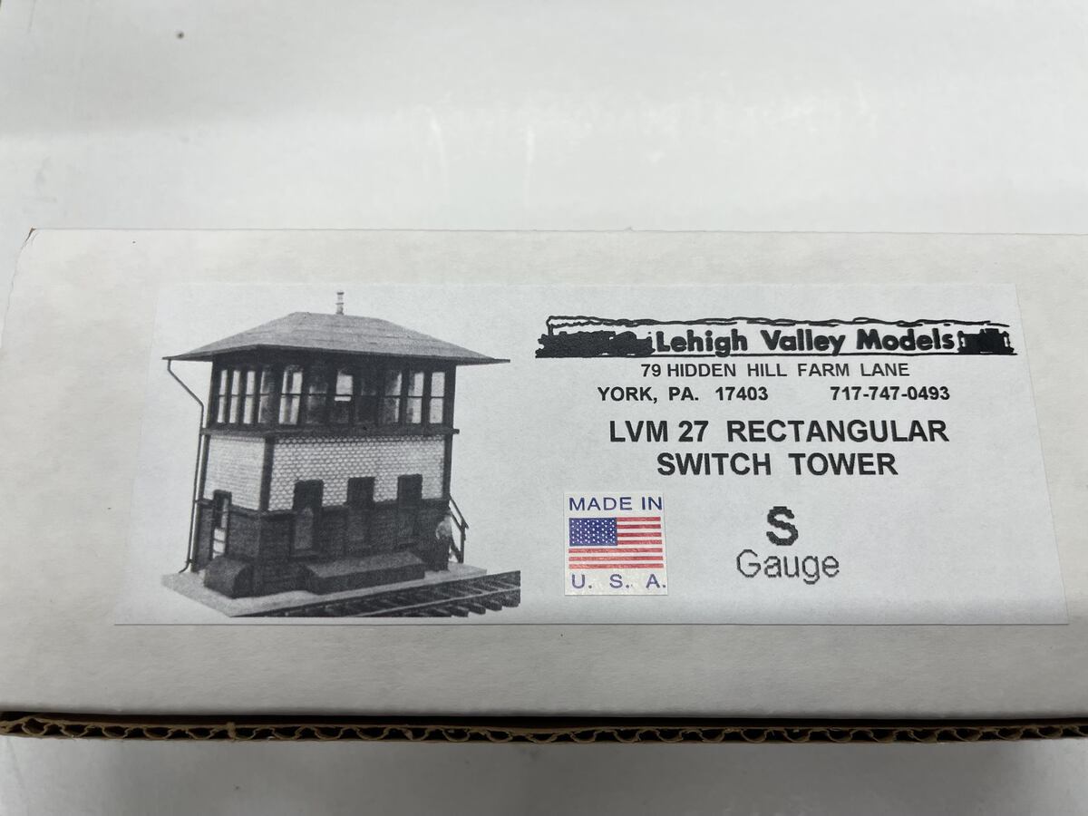 Lehigh Valley Models LVM 27 Rectangular Switch Tower