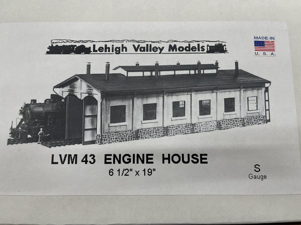 Lehigh Valley Models LVM43 S Engine House Kit