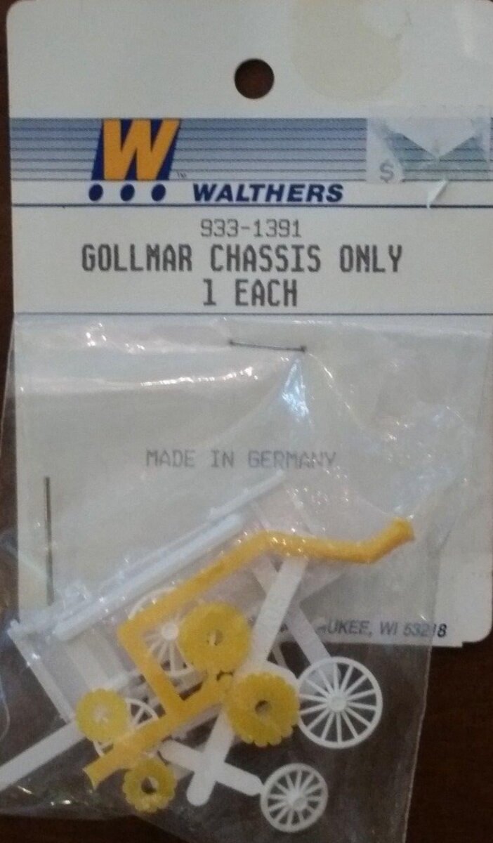 Walthers 933-1391 HO Gollmar Chassis Only Kit