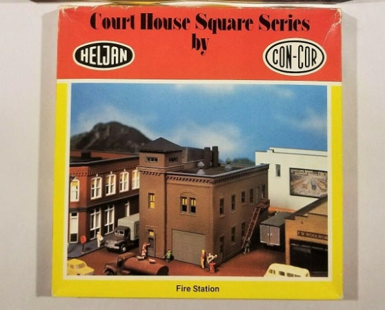 Heljan B905 Con-Cor HO Court House Square Series Fire House Building Kit