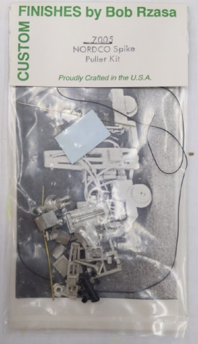 Custom Finishes 7005 HO Unpainted Nordco Spike Puller Kit