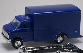 Trident Miniatures 90101 HO Blue Box Delivery Truck