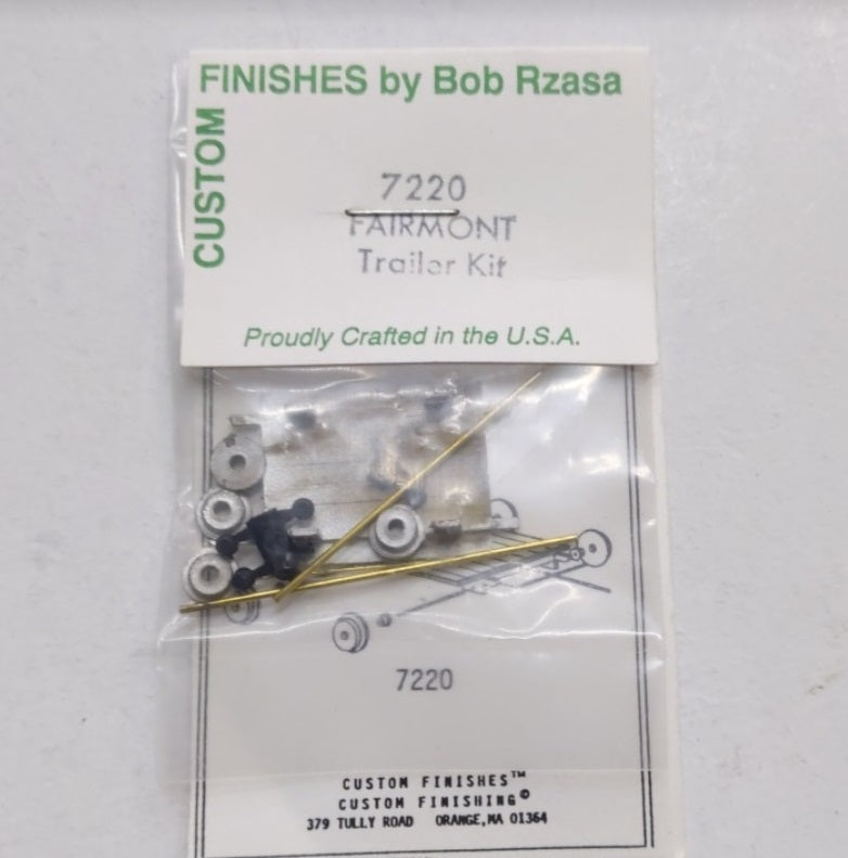 Custom Finishing 7220 HO Fairmont Trailer Kit
