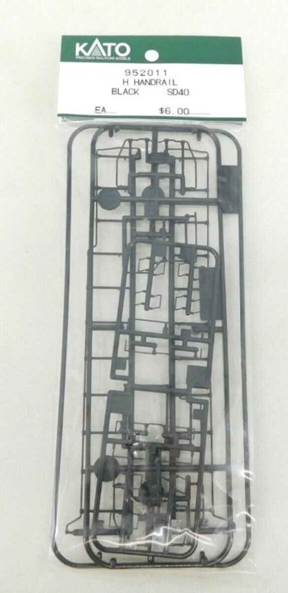 Kato 952011 HO Black Handrails SD 40 Set