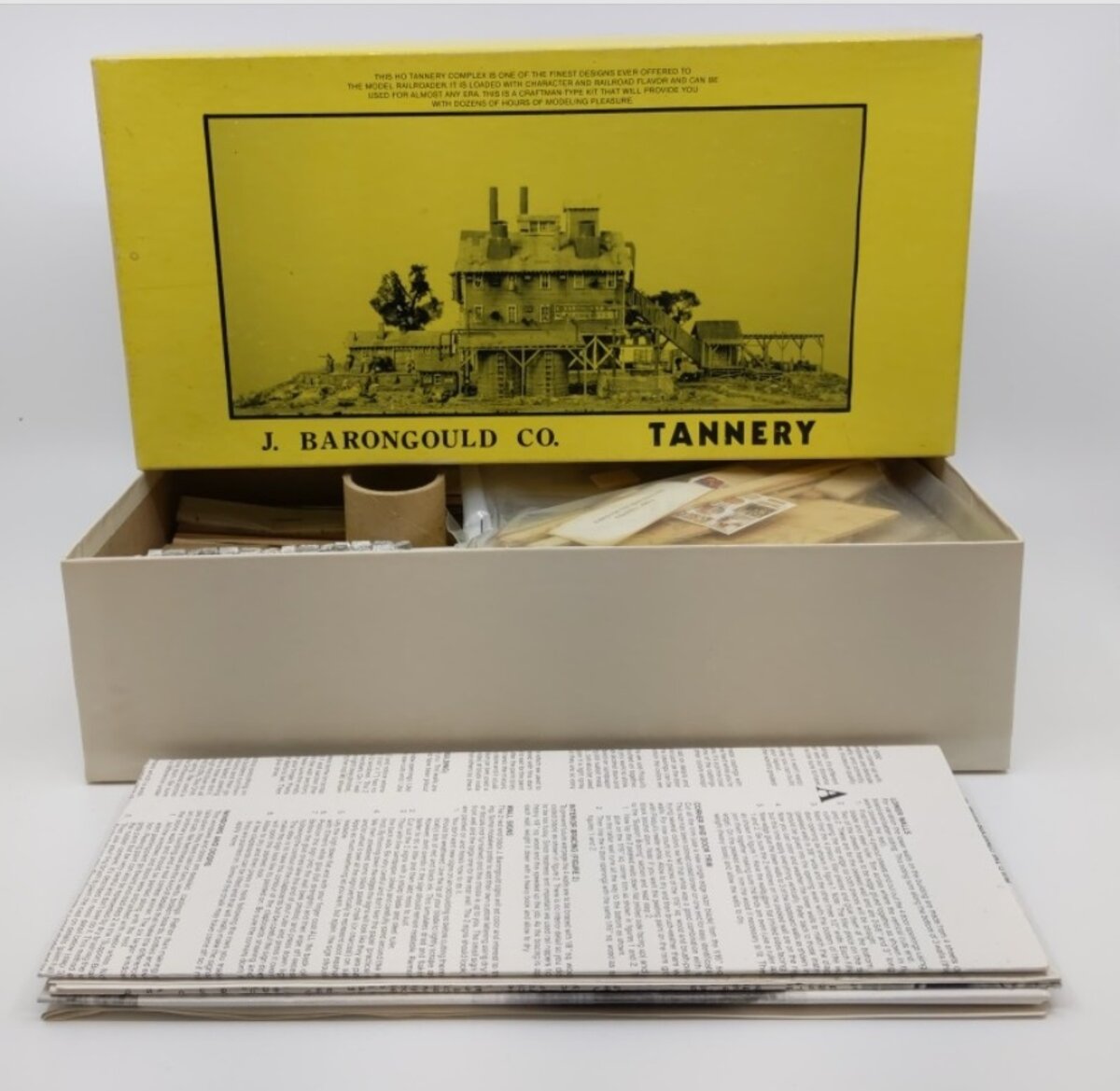 Fine Scale Miniatures 250 HO The Barongould Tannery Laser-Cut Craftsman Kit