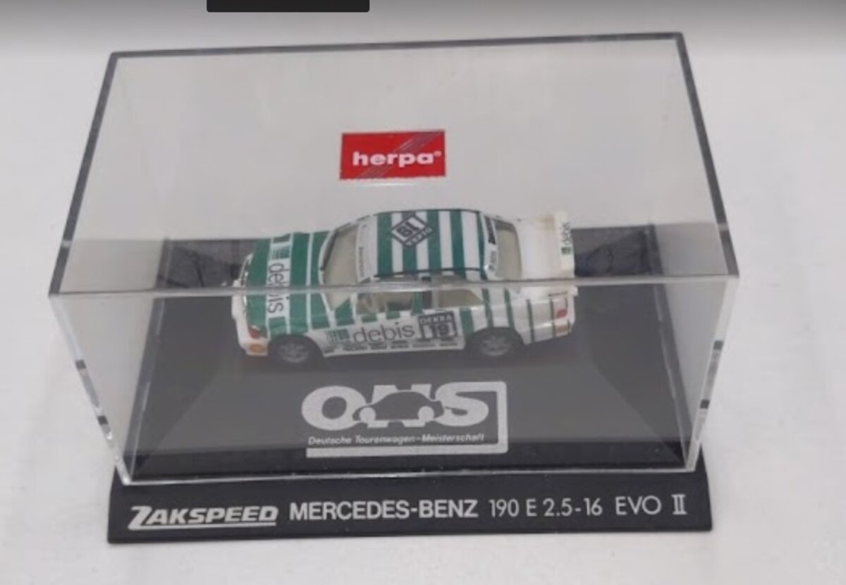 Herpa 3538 HO #19 Zakspeed Mercedes-Benz 190 E 2.5-16 Evo II #19 Race Car