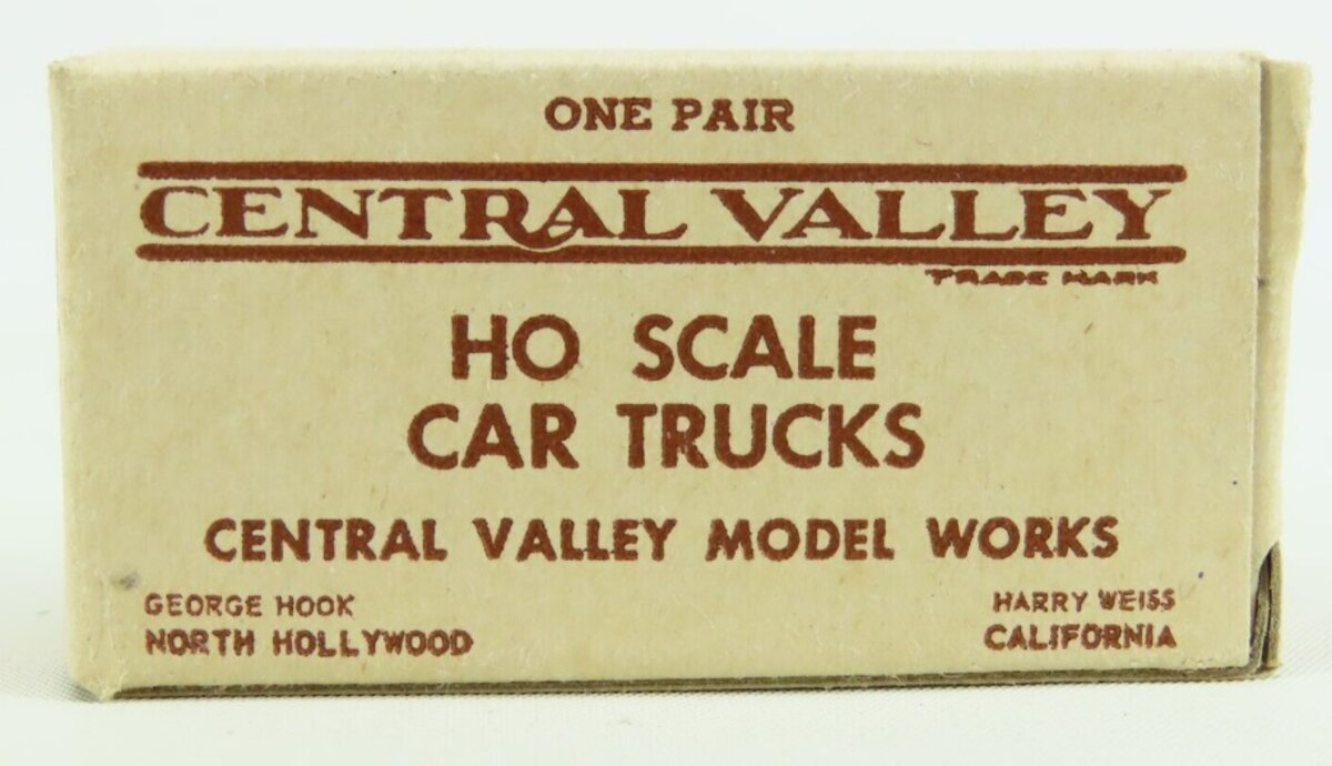 Central Valley Models T-39 HO 4-Wheel Passenger Car Trucks (Set of 2)