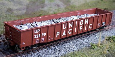 F+N Models 81711 HO Walthers 53' Gondola Scrap Aluminum Load