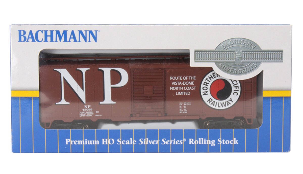 Bachmann 17015 HO Northern Pacific 40' Box Car #43099