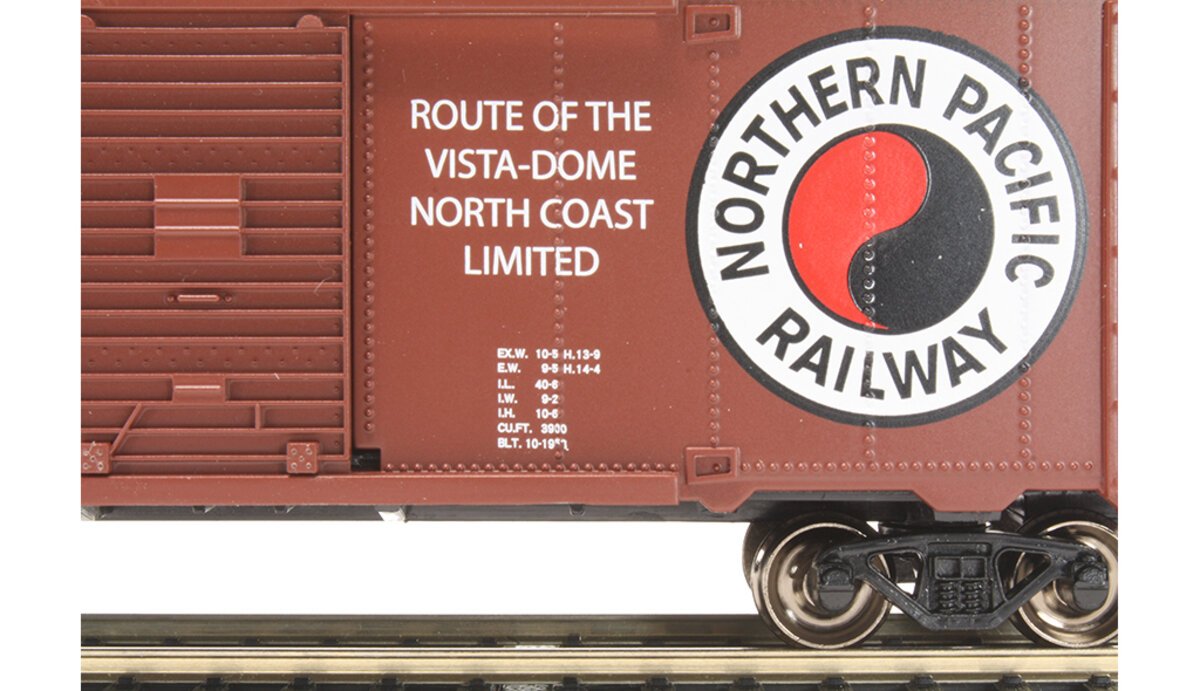 Bachmann 17015 HO Northern Pacific 40' Box Car #43099