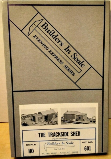 Builders-in-Scale 601 HO Scale Evening Express Series The Tracksided Shed Kit