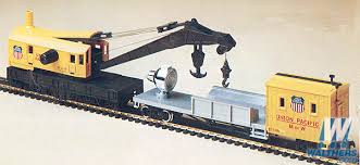 Bachmann 46103 HO Crane Car and Flood Light Car
