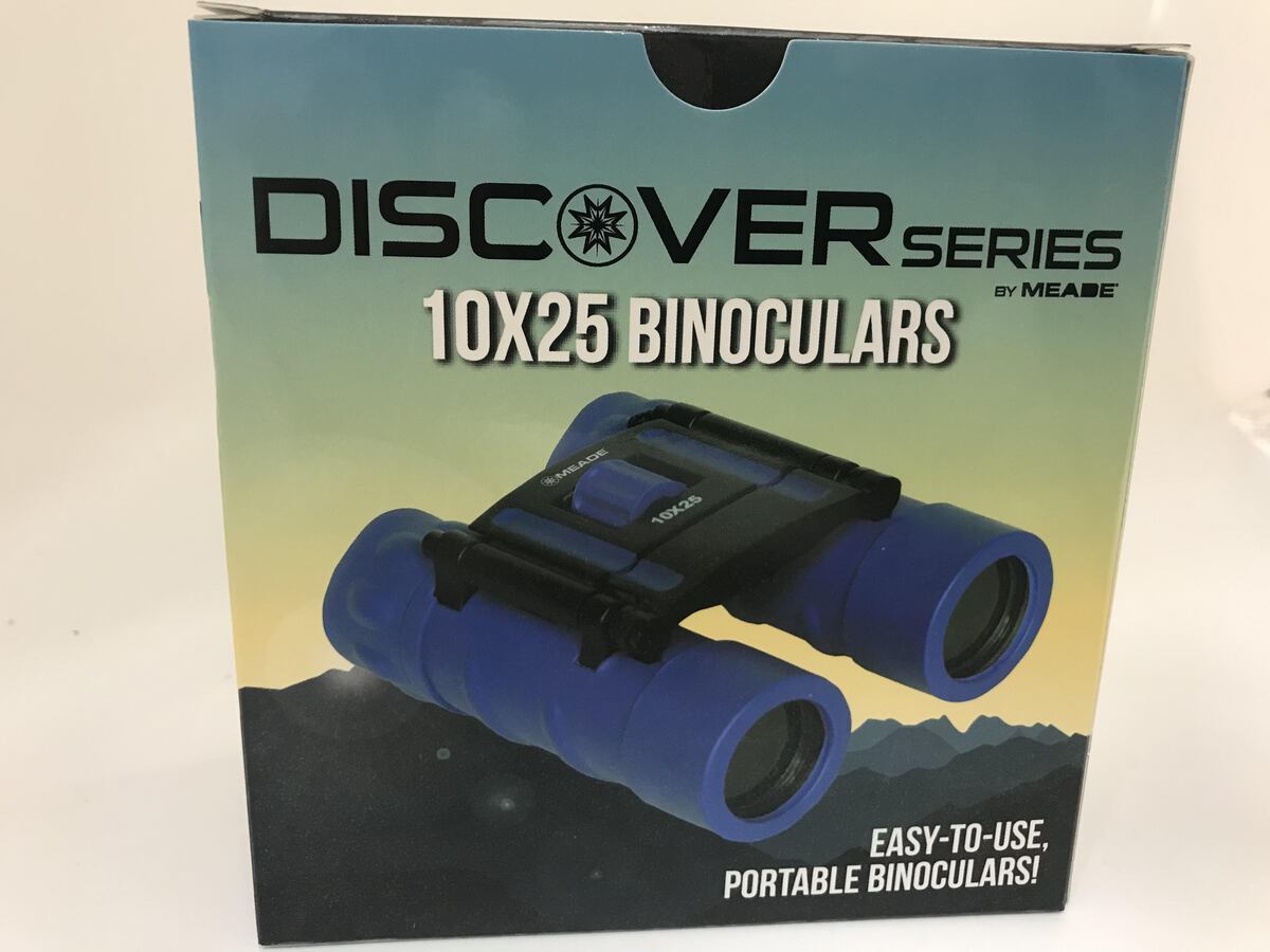 Meade Instruments 125073 Discover Series 10x25 Blue Binoculars